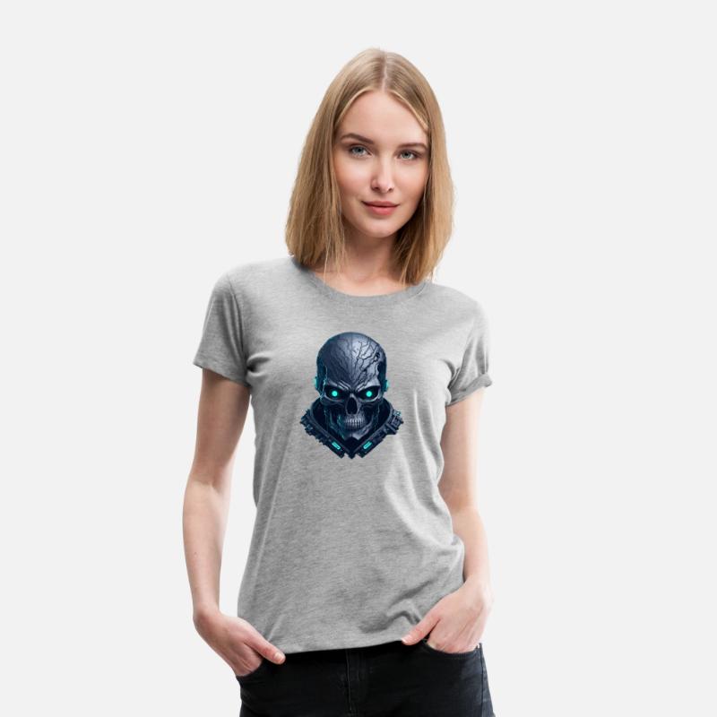 Dark cyberpunk Skull artwork