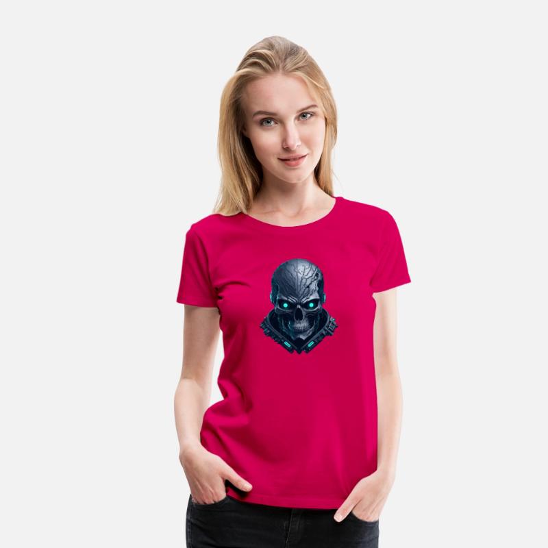 Dark cyberpunk Skull artwork