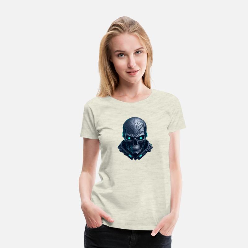 Dark cyberpunk Skull artwork