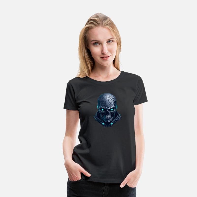 Dark cyberpunk Skull artwork