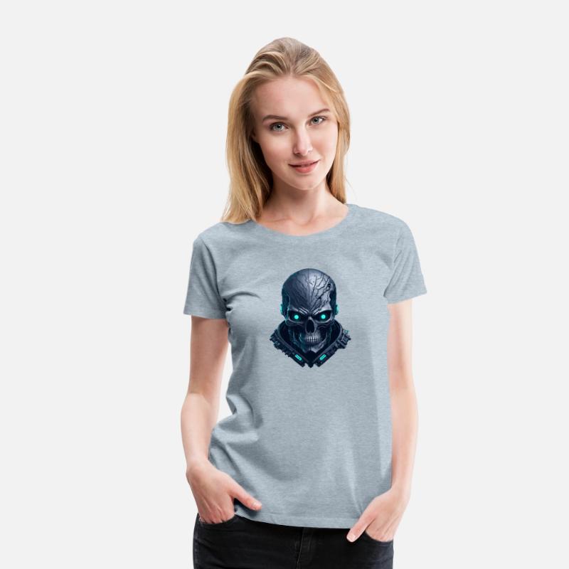 Dark cyberpunk Skull artwork