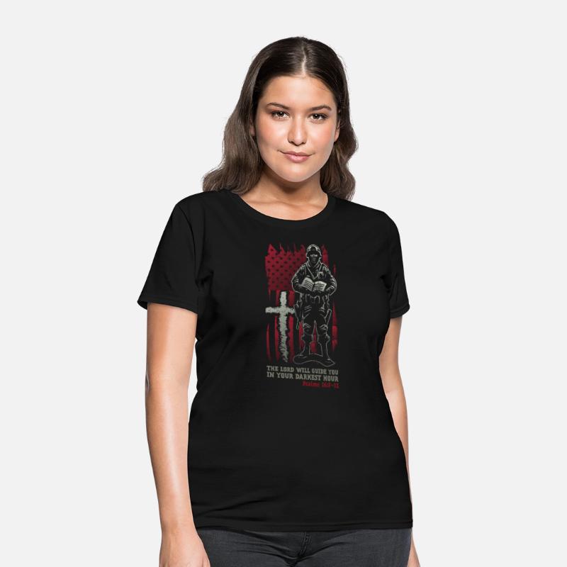 Darkest Hour Verse Christian Cross Army