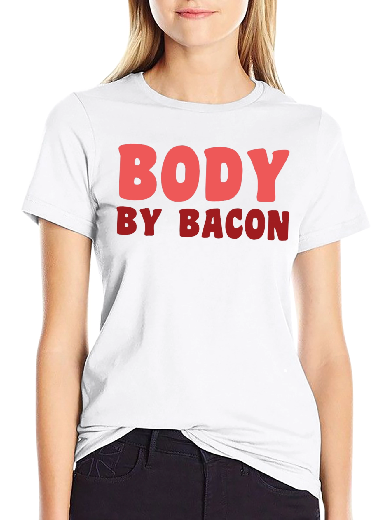 Body by Bacon Mens Black T-Shirt