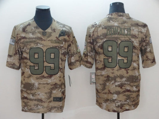 Men's Los Angeles Rams Aaron Donald #99 Camouflage Game Jerseys