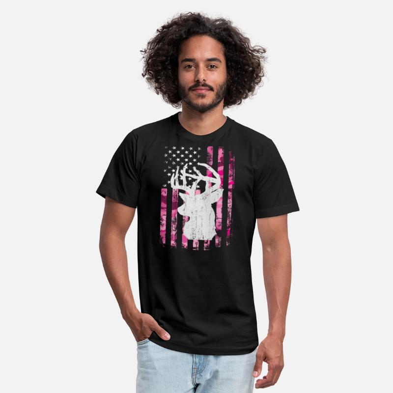Deer Hunting Camo Pink Camouflage American Flag