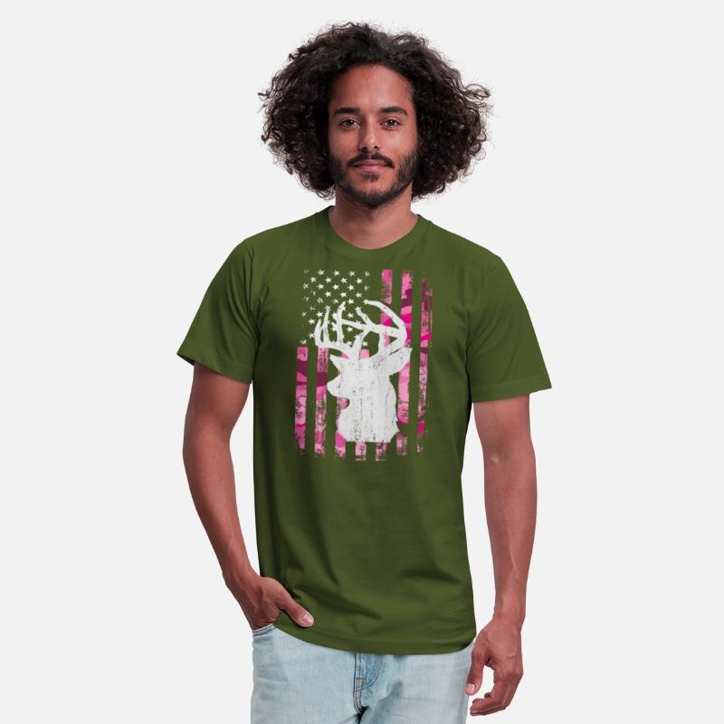 Deer Hunting Camo Pink Camouflage American Flag