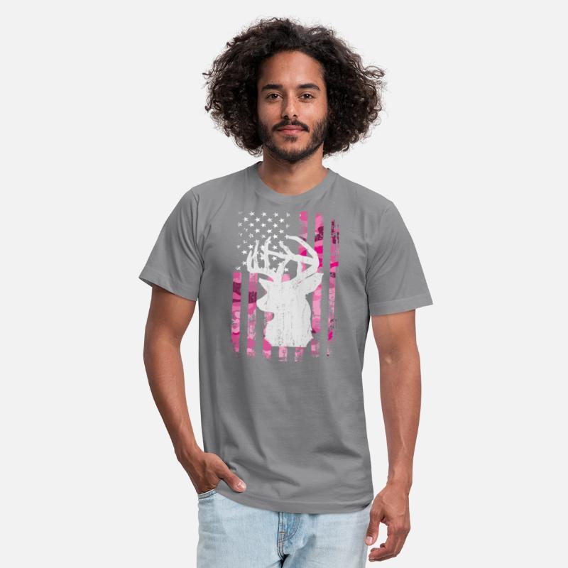 Deer Hunting Camo Pink Camouflage American Flag