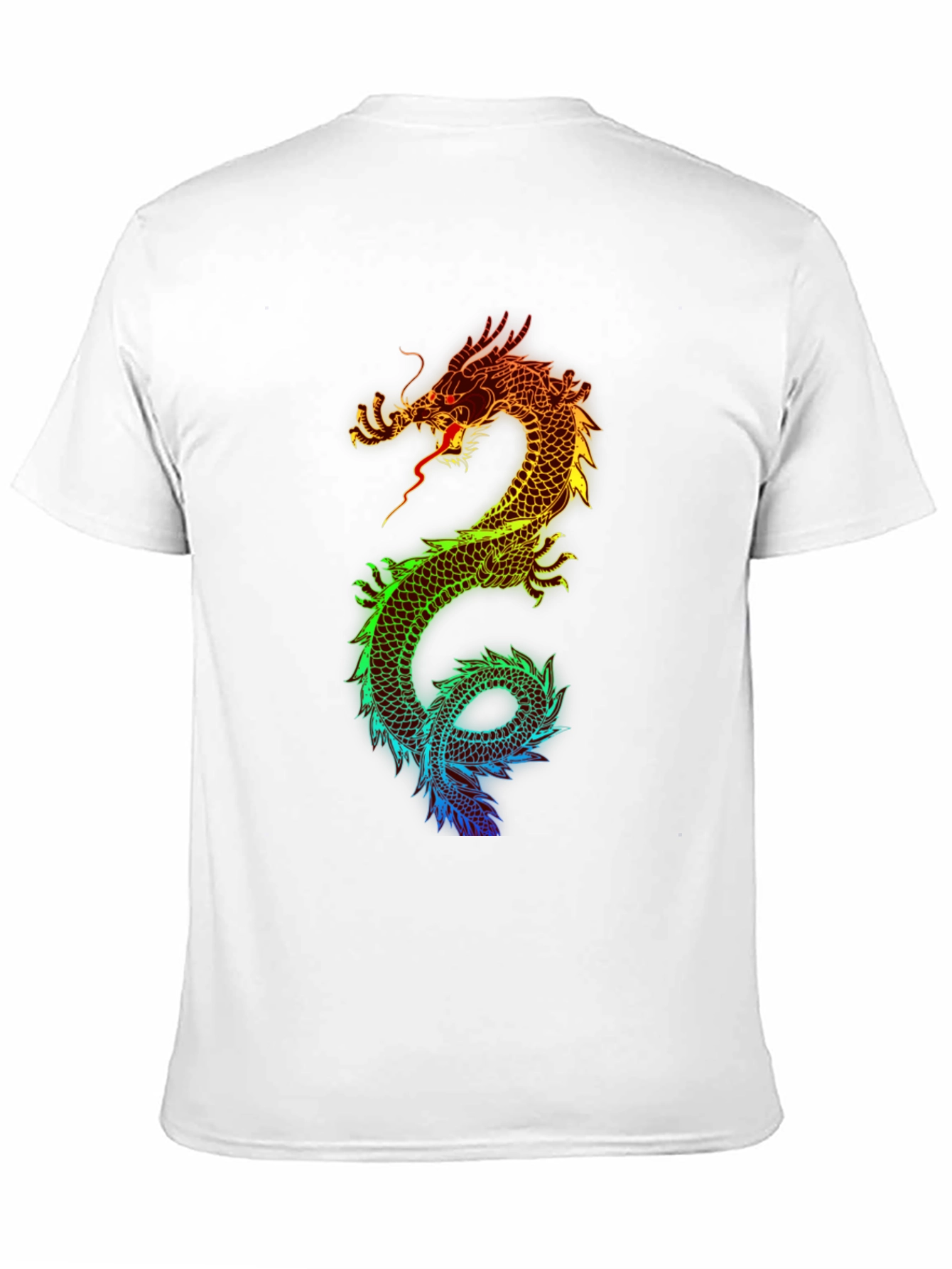Rainbow Dragon Graphic T-Shirt