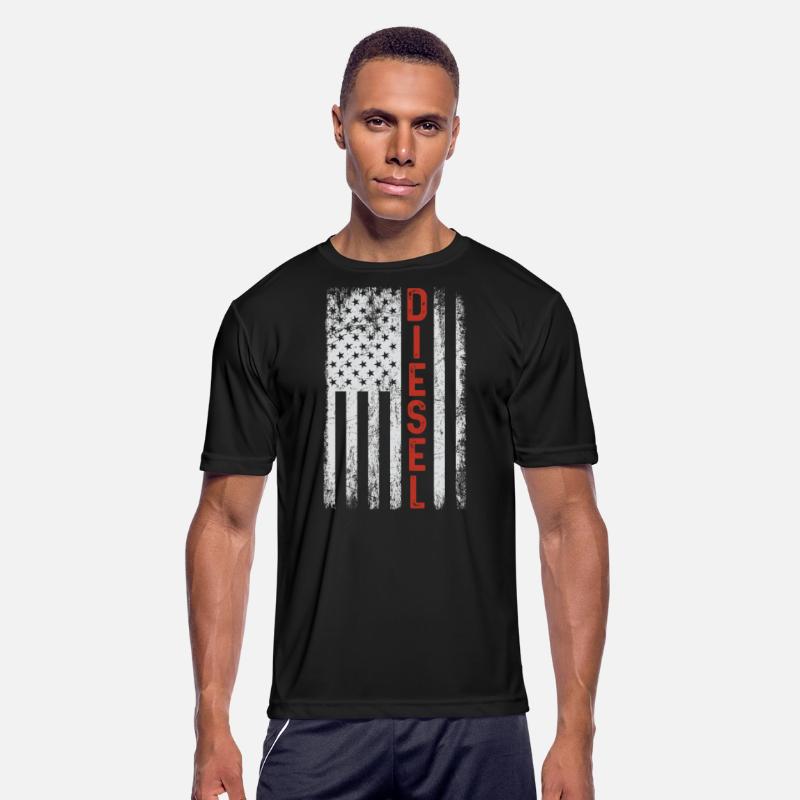 Diesel American Flag USA Mechanic Trucker Gift