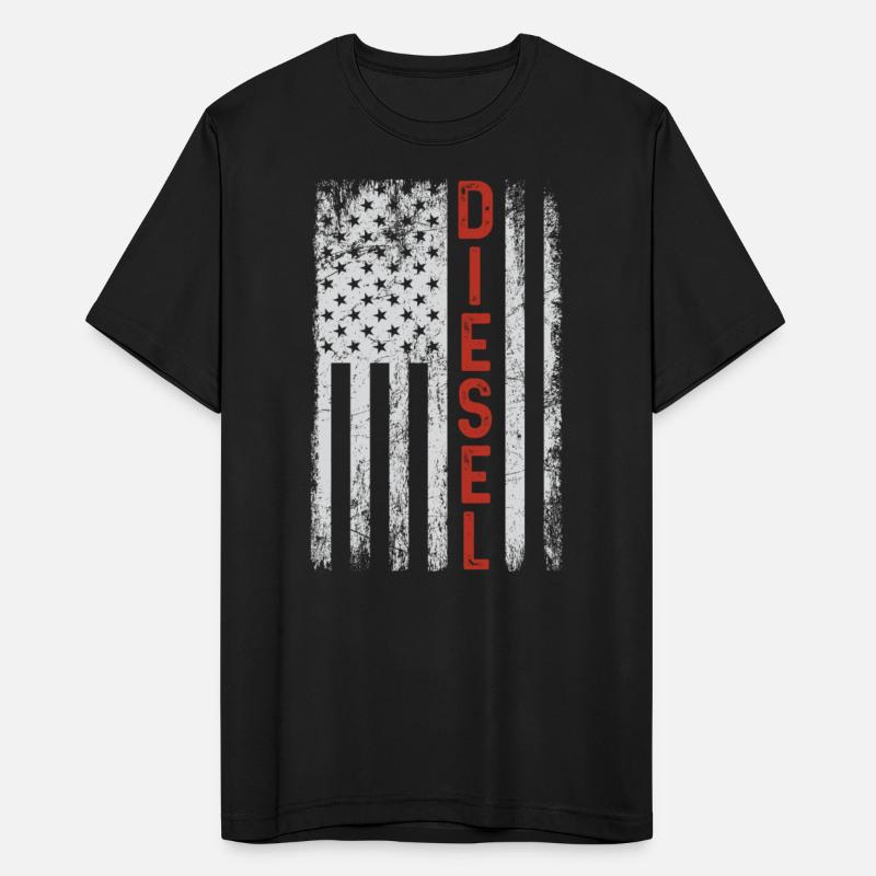 Diesel American Flag USA Mechanic Trucker Gift