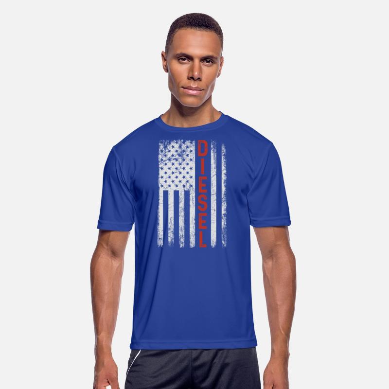 Diesel American Flag USA Mechanic Trucker Gift