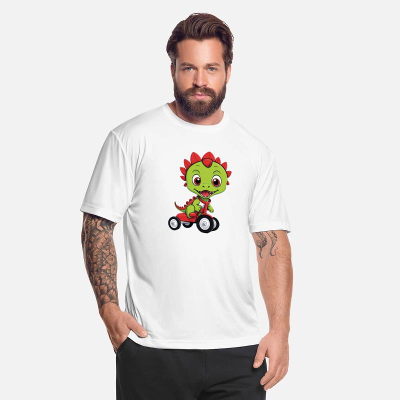 Dinosaur on Tiny Tricycle
