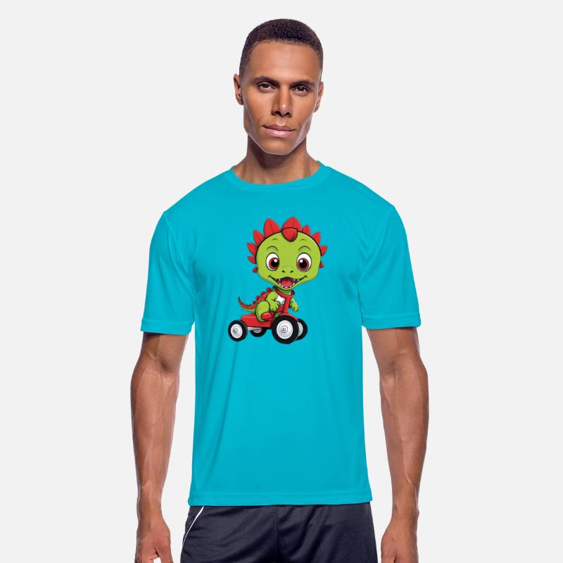 Dinosaur on Tiny Tricycle