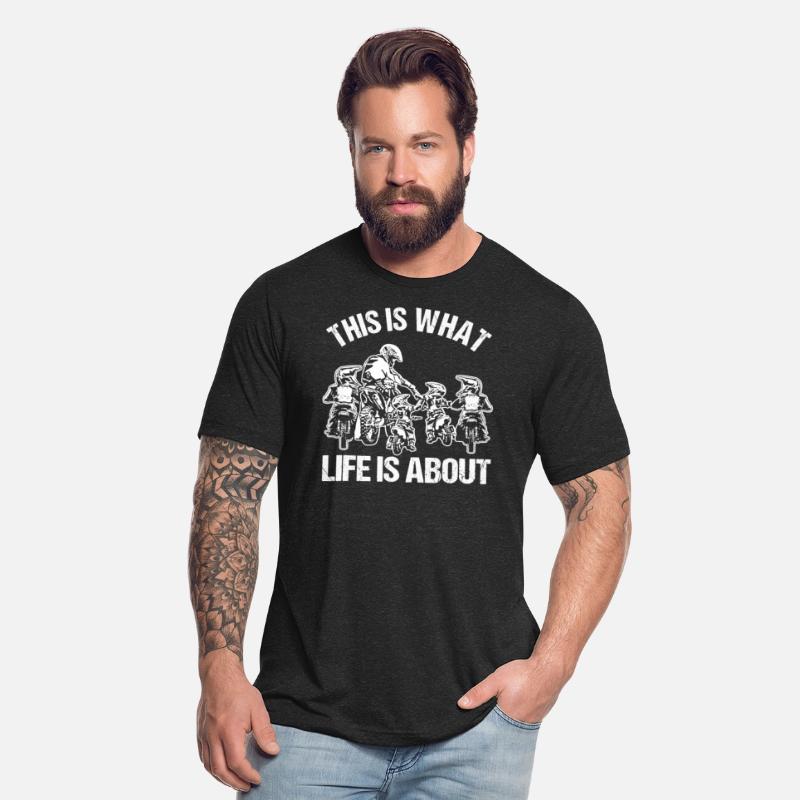 Dirt Bike Dad Motocross Father Motorcycle Son Kids