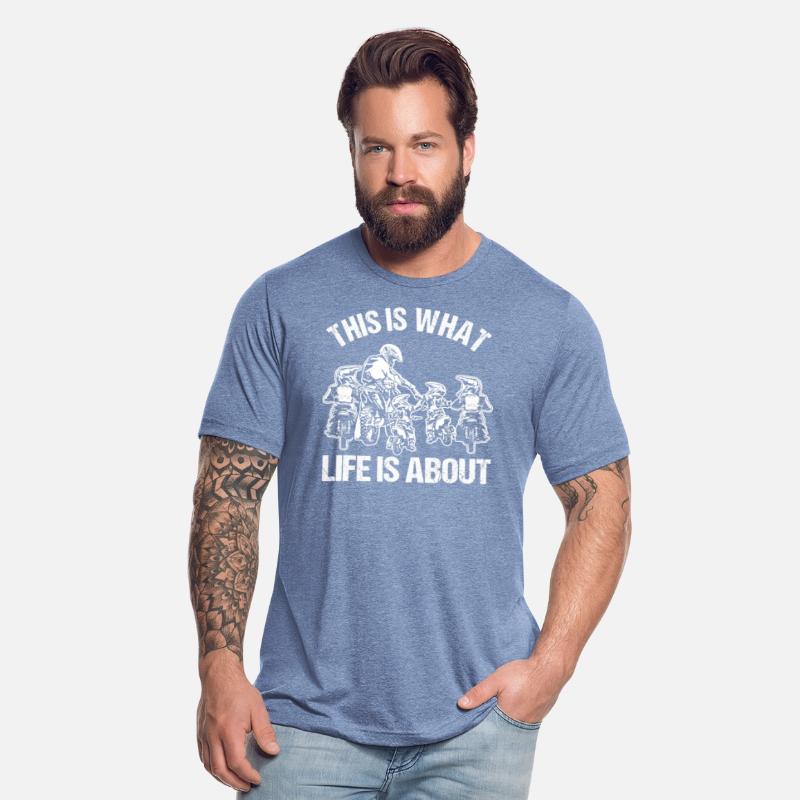 Dirt Bike Dad Motocross Father Motorcycle Son Kids