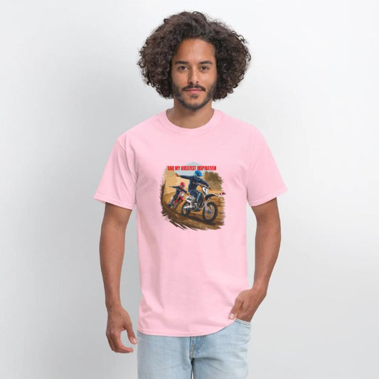 Dirt Track Duo: Motocross Father's Day Tee