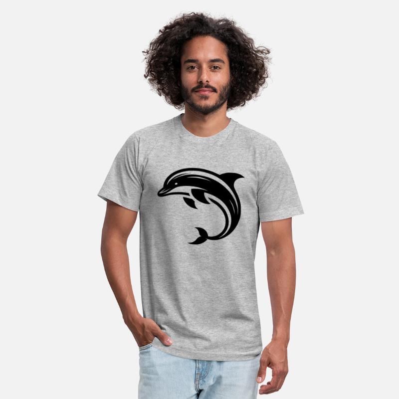Diver Friends Design Dolphin Jumping