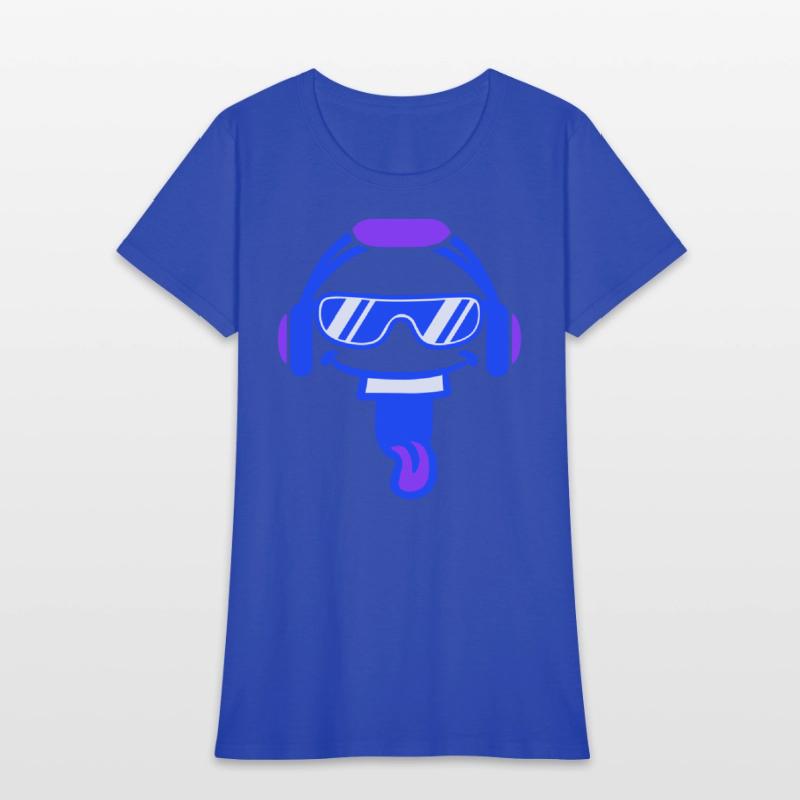 DJ Face Laughing Happy Head Sunglasses Music Party