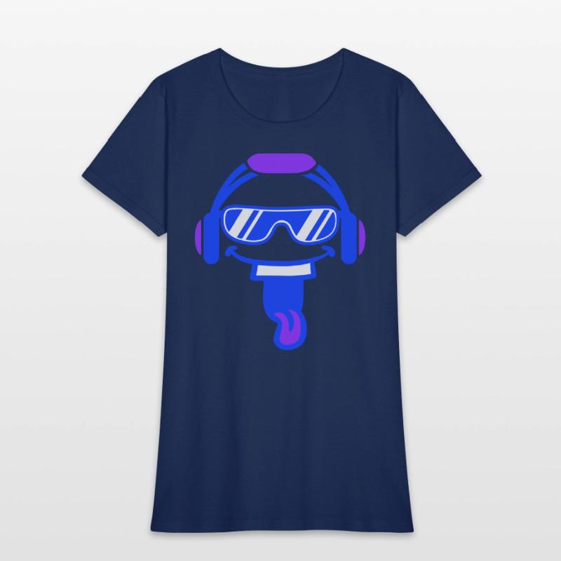 DJ Face Laughing Happy Head Sunglasses Music Party