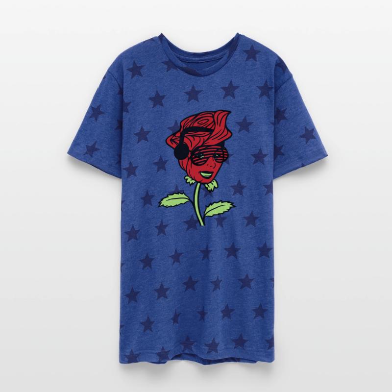 DJ Female Face Rose Flower Nature Blossoms Woman
