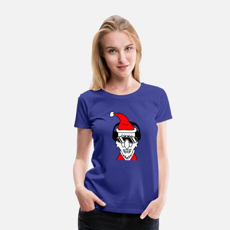 DJ Santa Claus Smiling Christmas Winter Party Fun