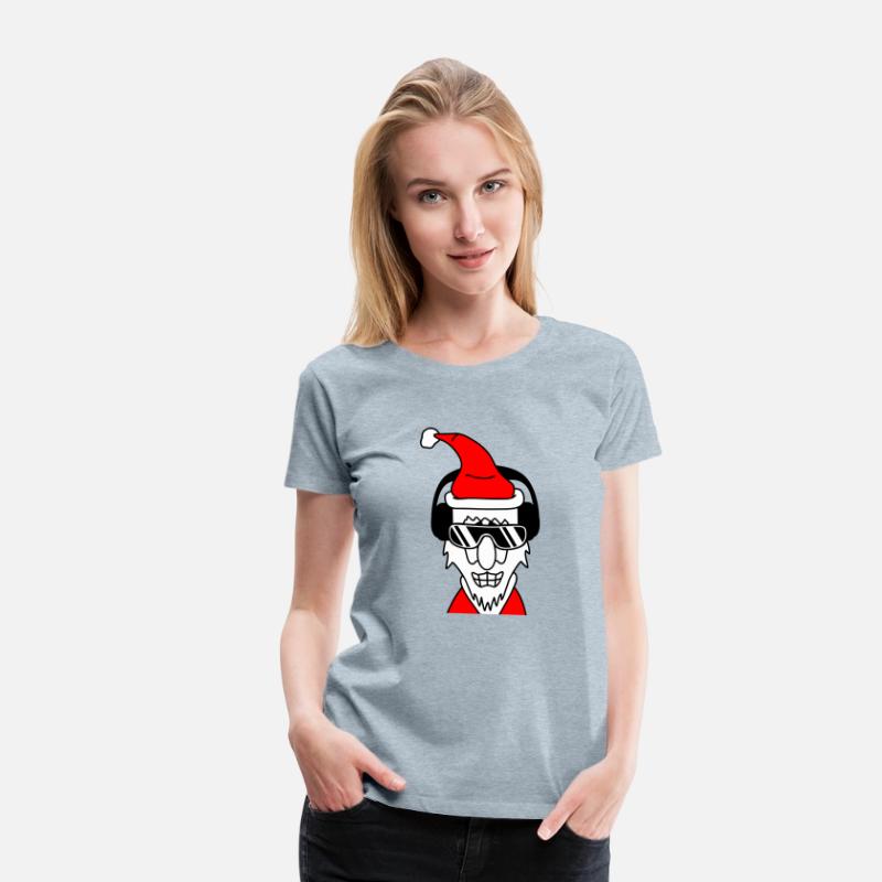 DJ Santa Claus Smiling Christmas Winter Party Fun