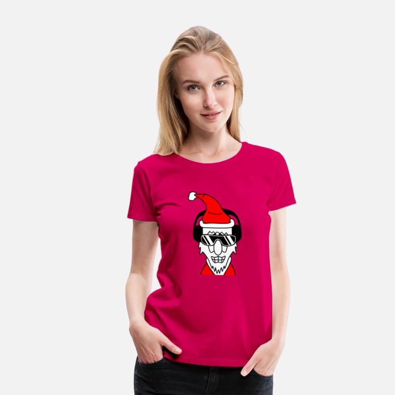 DJ Santa Claus Smiling Christmas Winter Party Fun