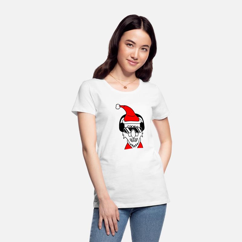 DJ Santa Claus Smiling Christmas Winter Party Fun