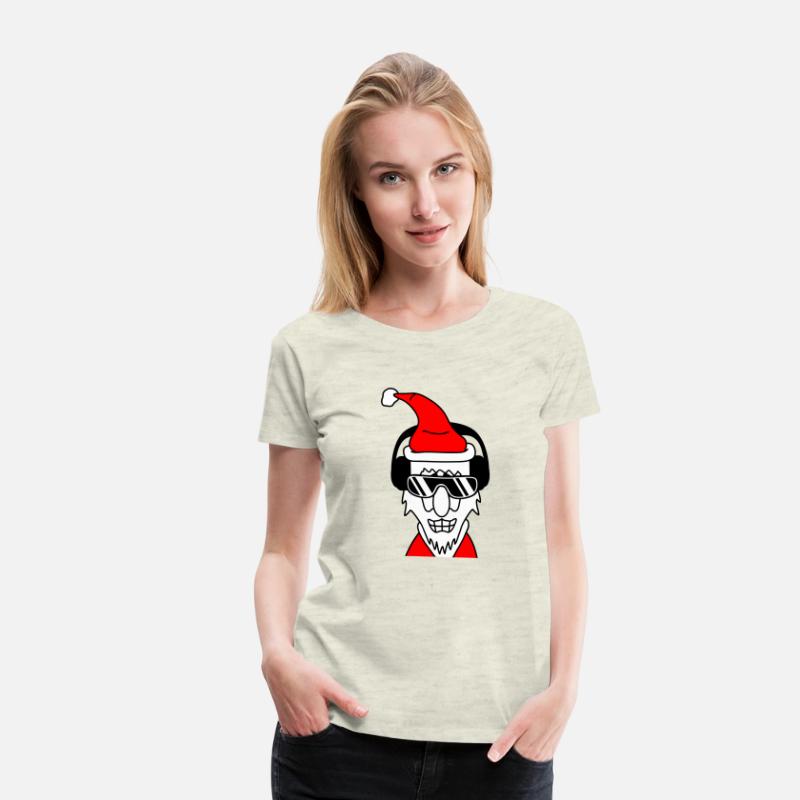 DJ Santa Claus Smiling Christmas Winter Party Fun