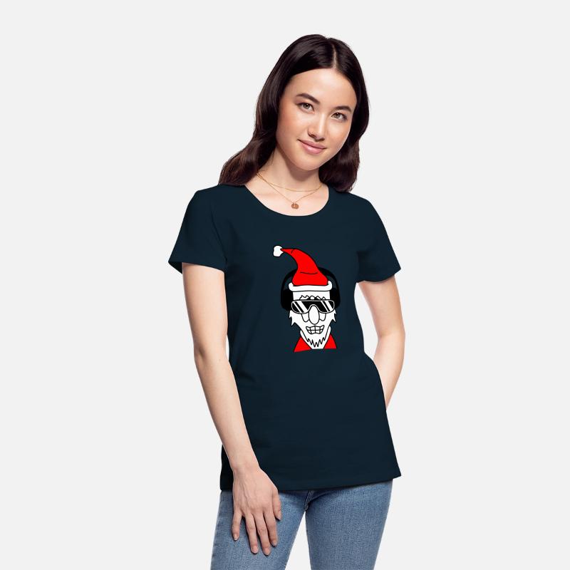 DJ Santa Claus Smiling Christmas Winter Party Fun