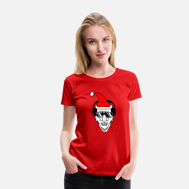 DJ Santa Claus Smiling Christmas Winter Party Fun