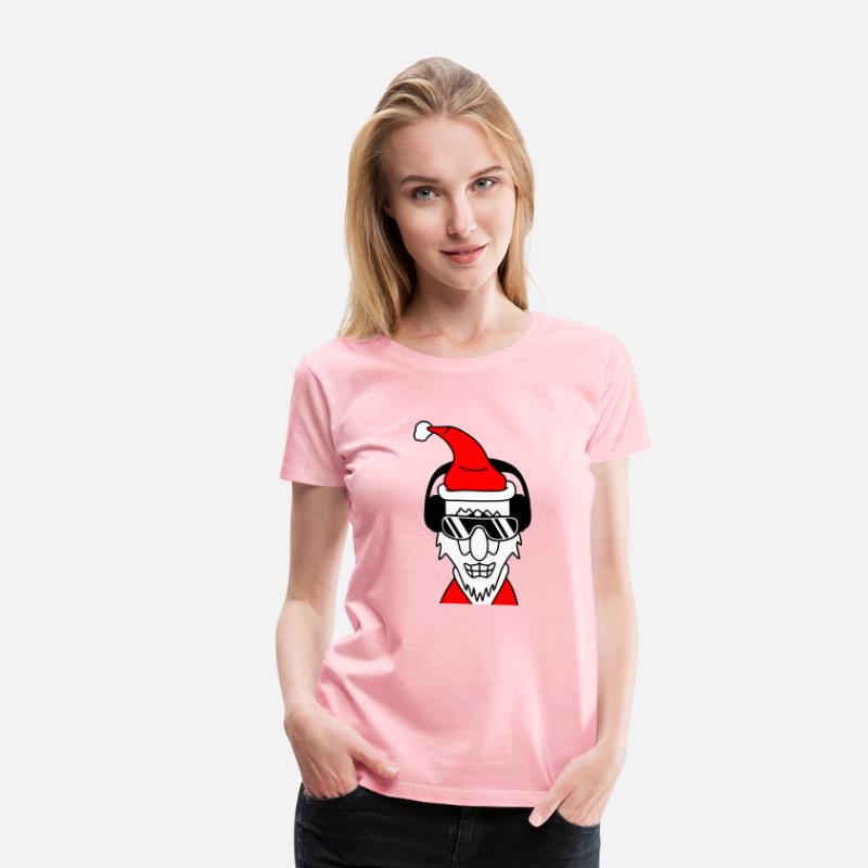 DJ Santa Claus Smiling Christmas Winter Party Fun