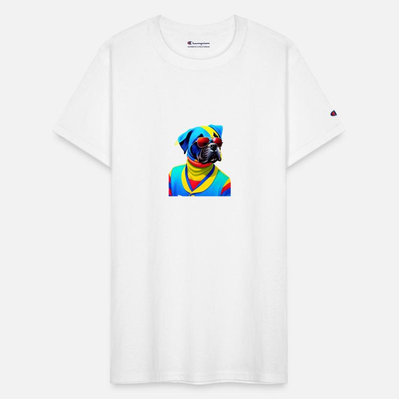 Dog colorful