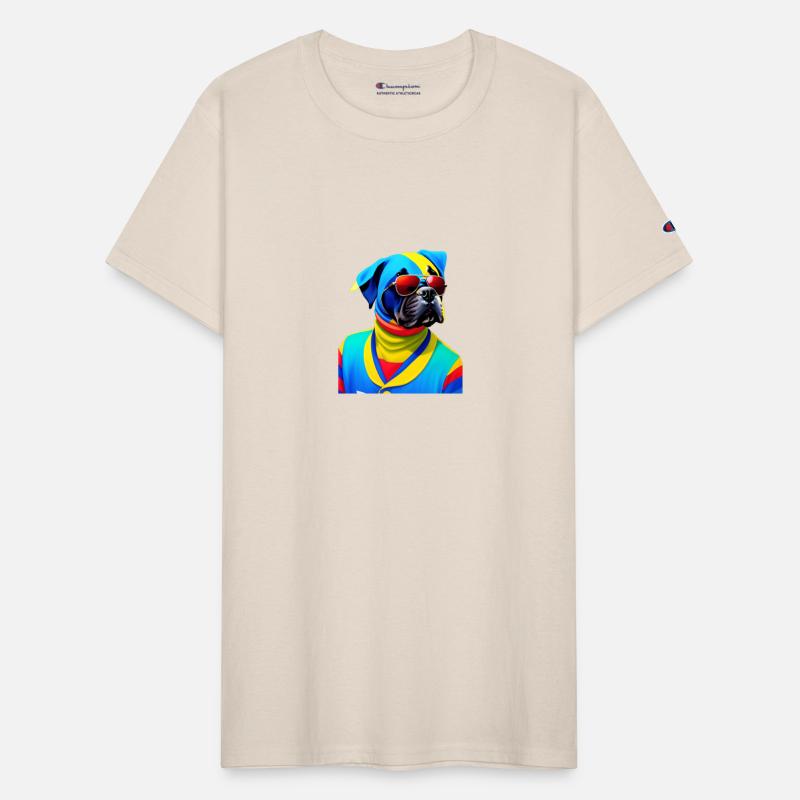 Dog colorful