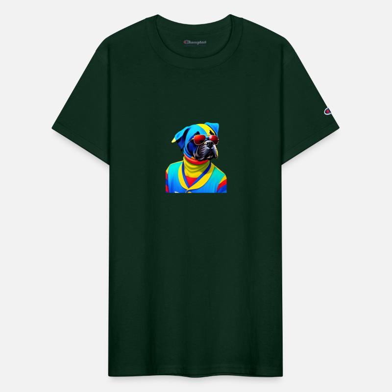 Dog colorful