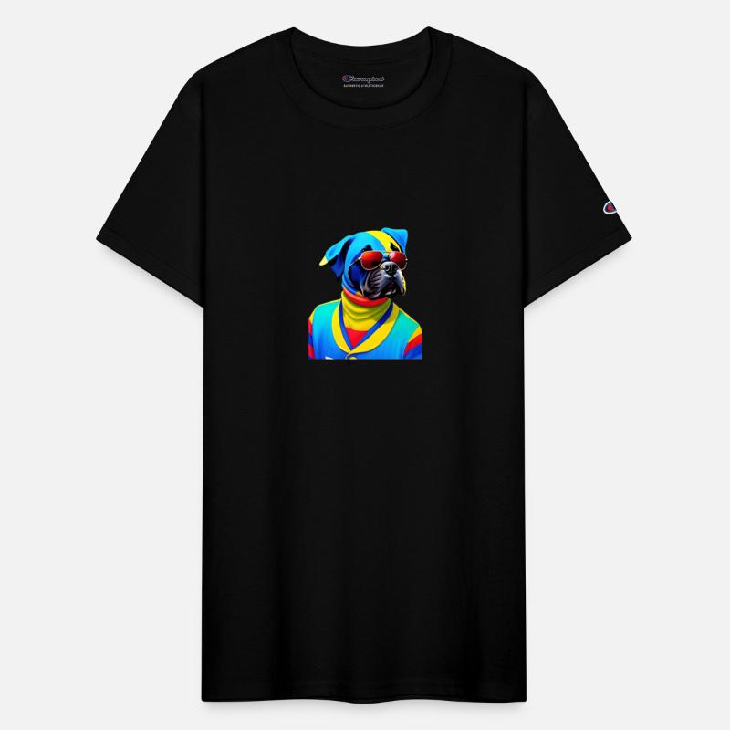 Dog colorful