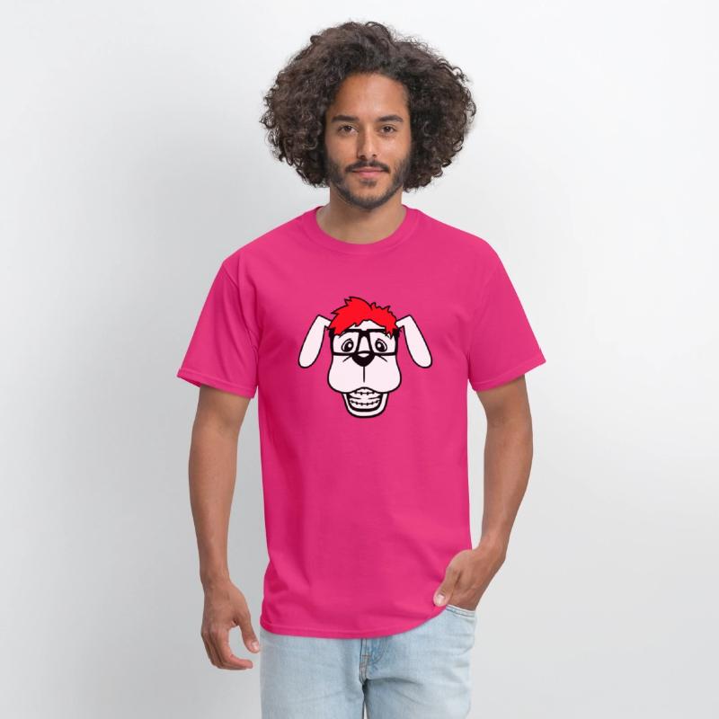 Dog Nerd Horn-Rimmed Glasses Geek Braces Smart Fun