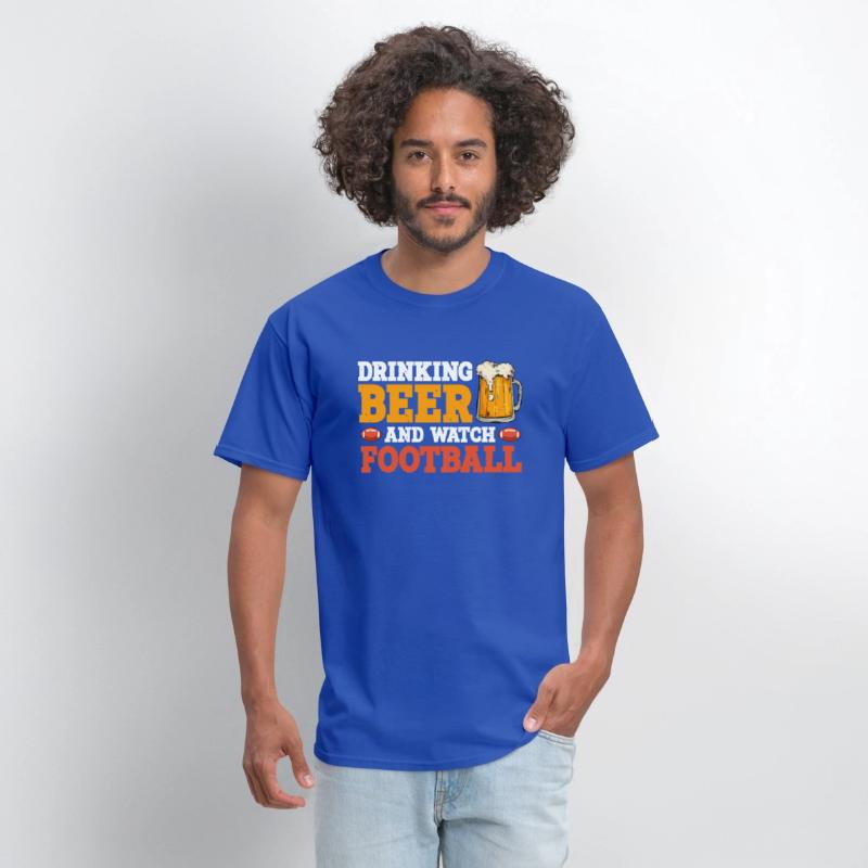 Drinking Beer And Watch Football 2