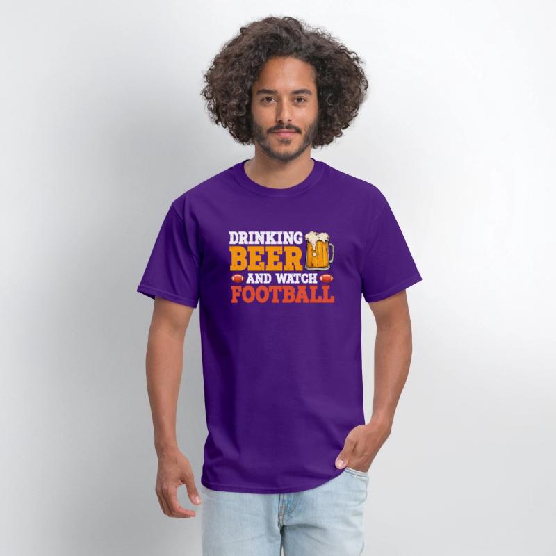 Drinking Beer And Watch Football 2