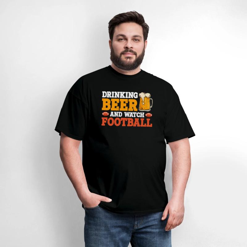 Drinking Beer And Watch Football 2