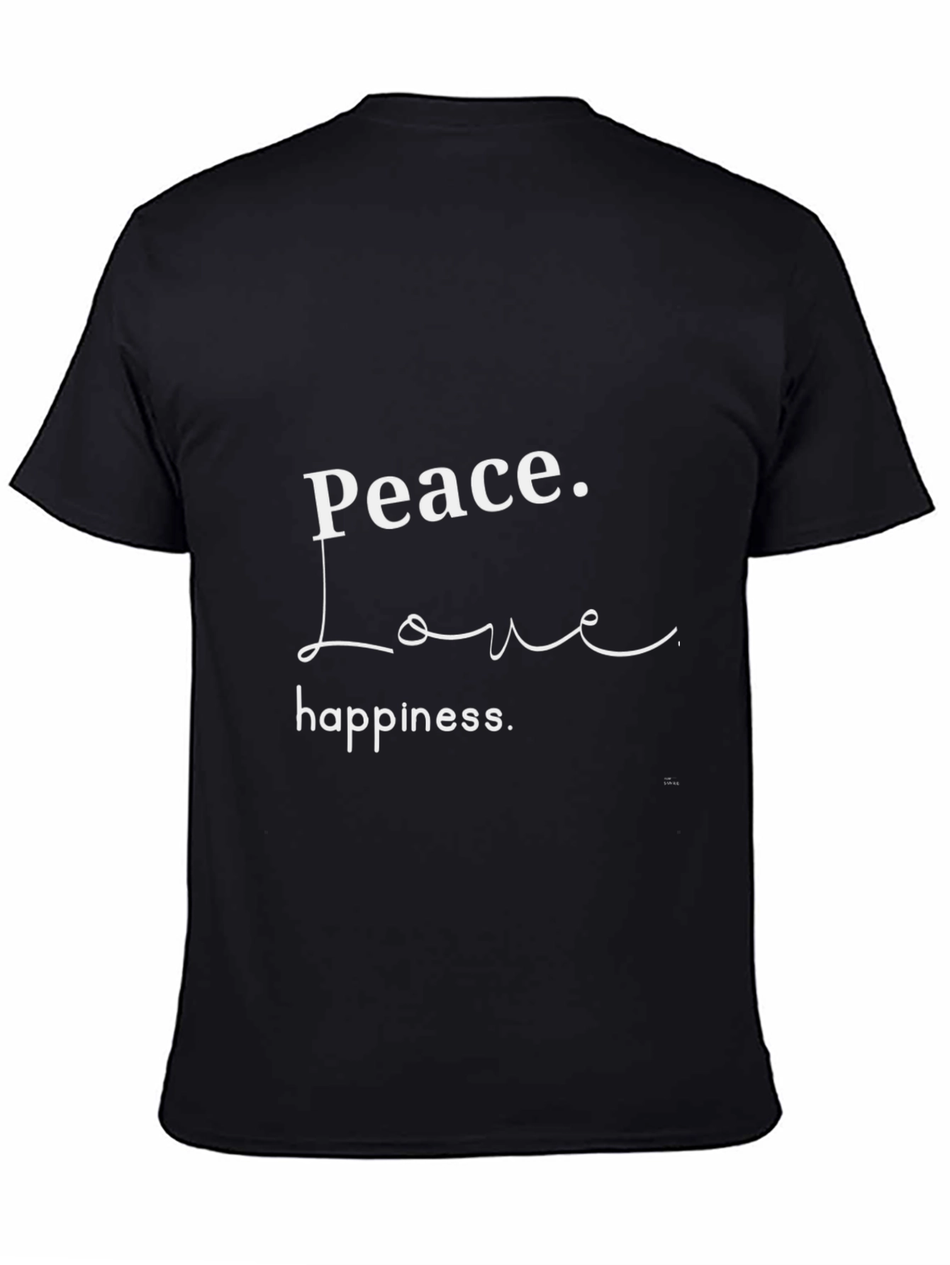 Peace Love Happiness Graphic Tee