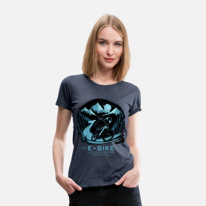 E Bike Saying Quotes Cyclist Mountains Nature