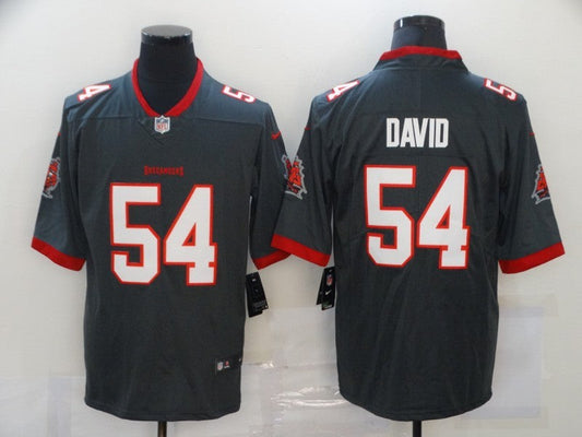 Men's Tampa Bay Buccaneers Lavonte David #54 Gray Game Jerseys