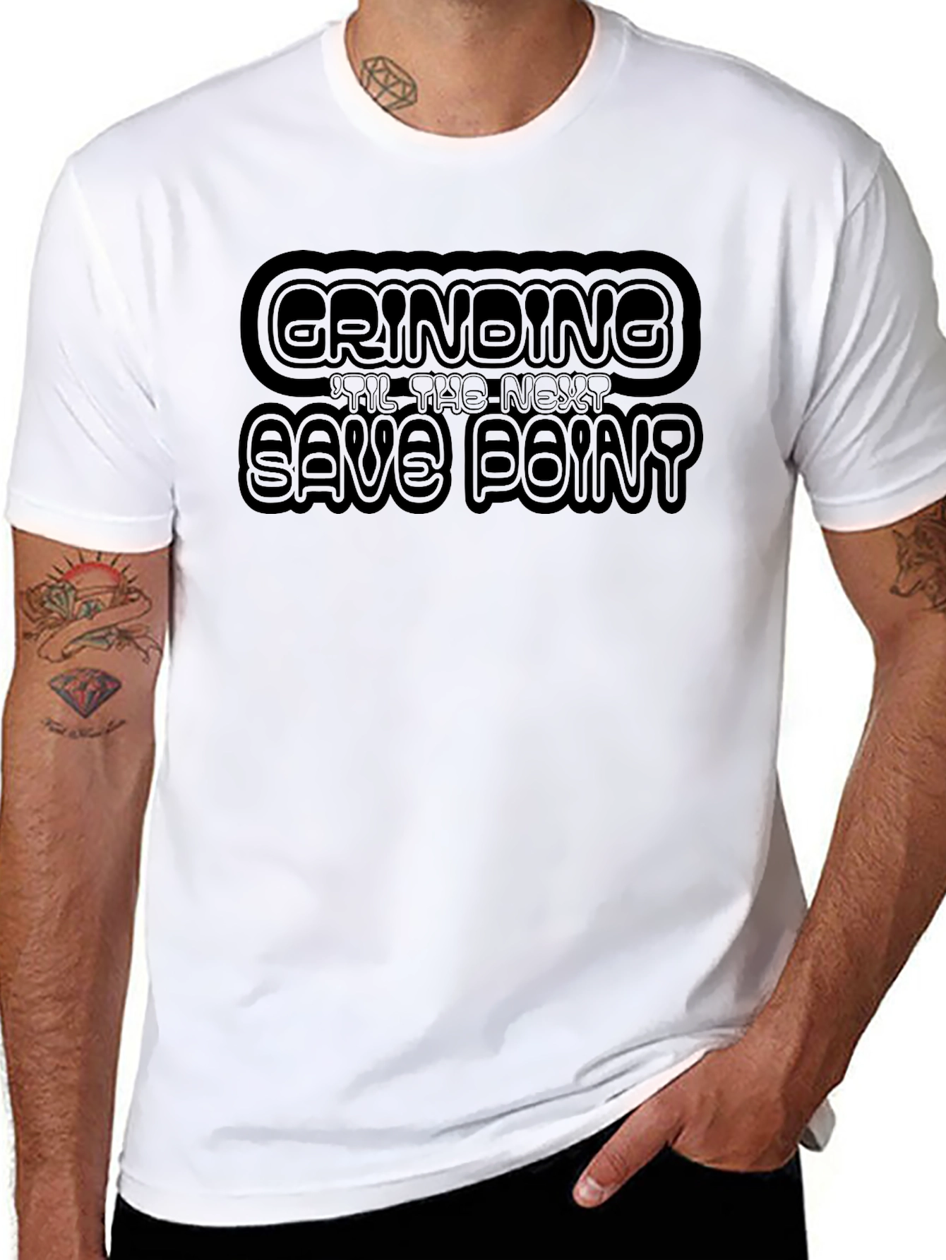 Grinding Until Next Save Point T-Shirt