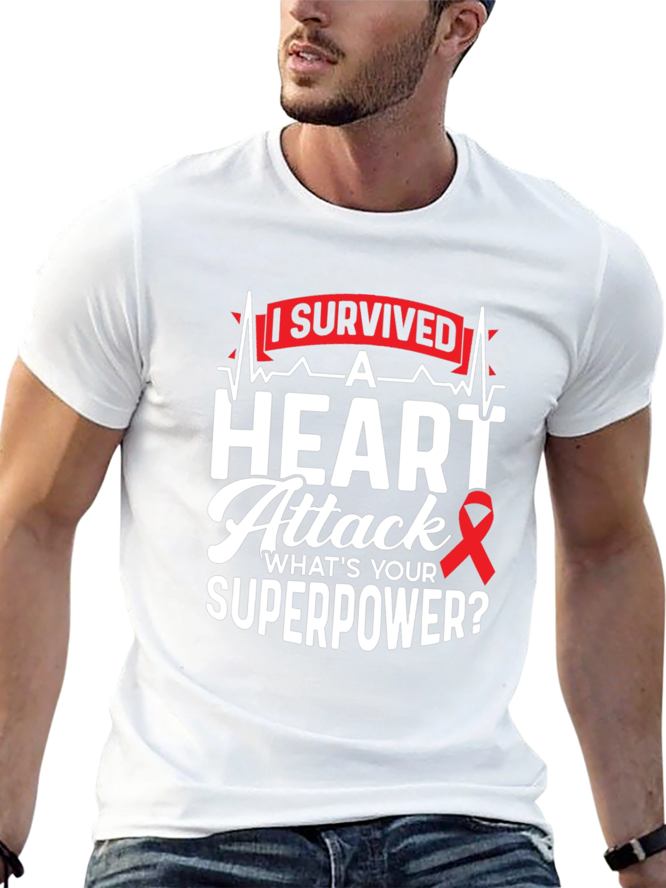 Heart Attack Survivor T-Shirt - Whats Your Superpower?