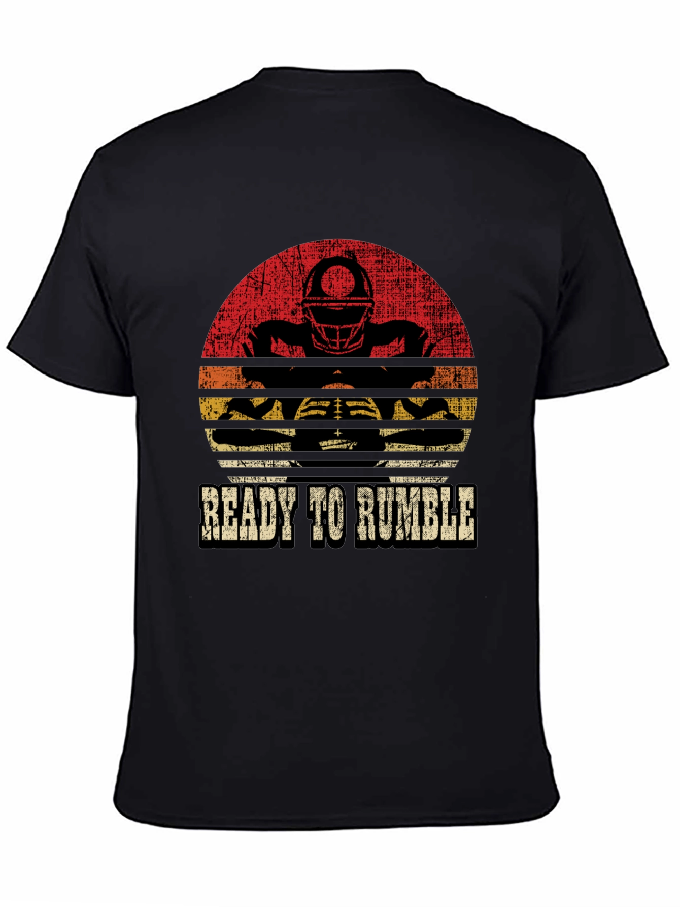 Ready to Rumble Football Graphic T-Shirt