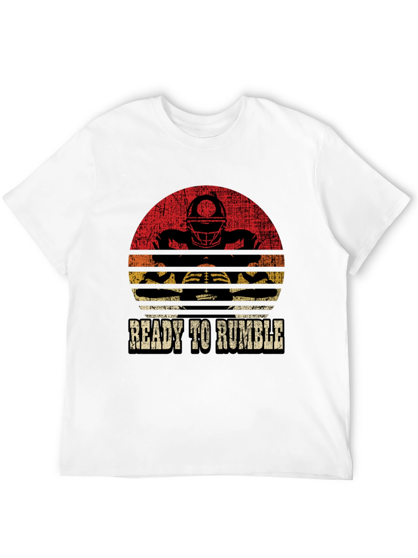 Ready to Rumble Football Graphic T-Shirt