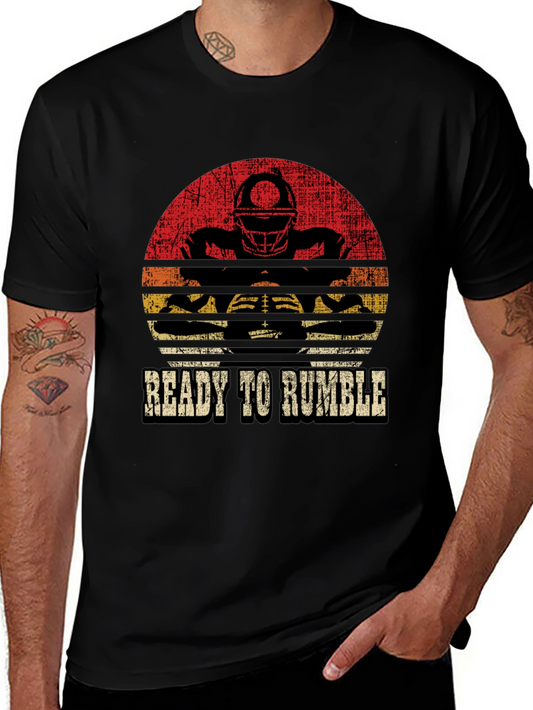 Ready to Rumble Football Graphic T-Shirt