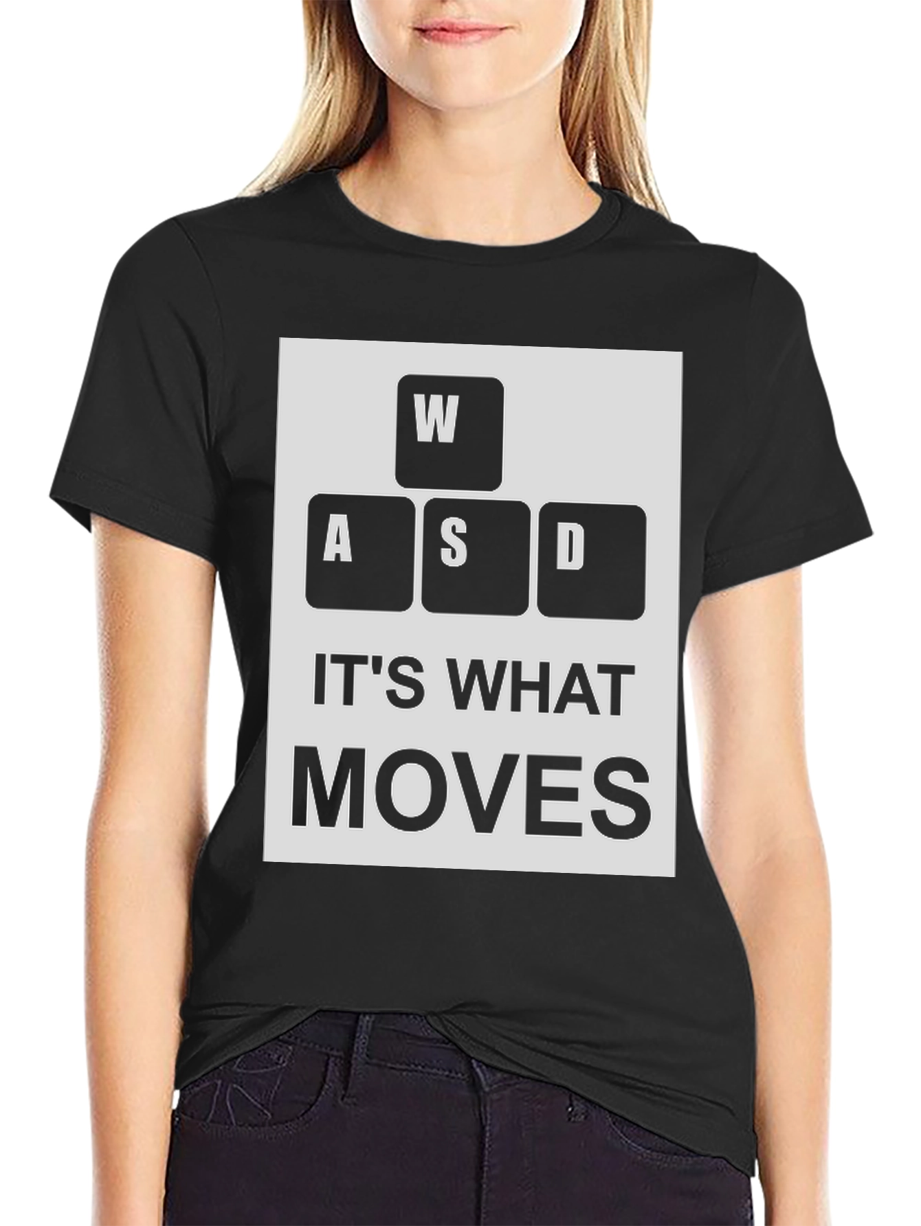 WASD Keys T-Shirt - Gamer Movement Tee