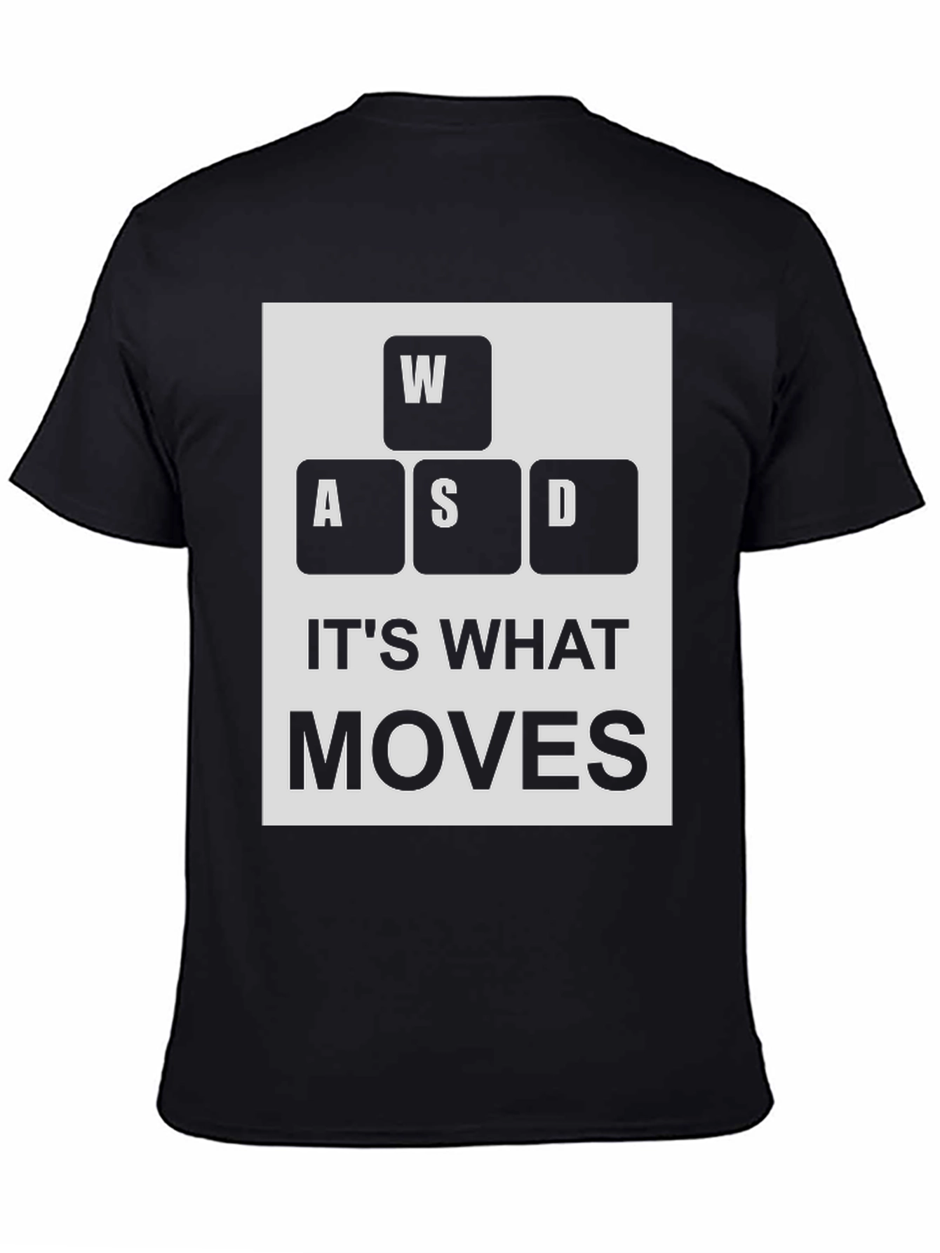 WASD Keys T-Shirt - Gamer Movement Tee